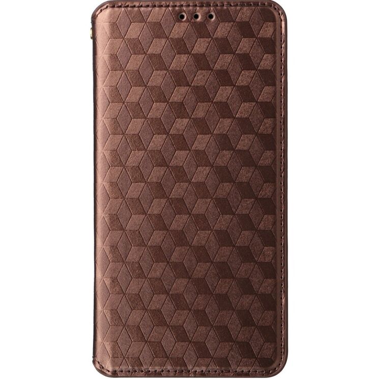 Чехол Deexe Rhombus Book для Google Pixel 11 Pro XL - Brown: фото 6 из 7