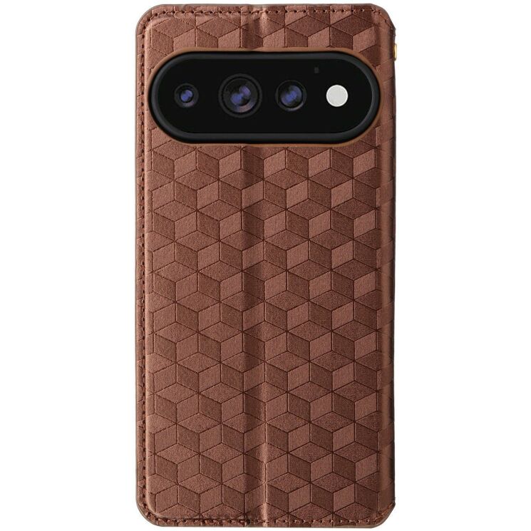 Чехол Deexe Rhombus Book для Google Pixel 11 Pro XL - Brown: фото 7 из 7