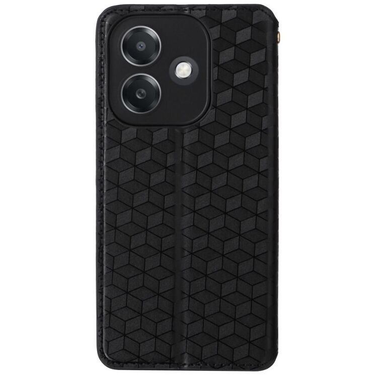 Чохол Deexe Rhombus Book для OPPO A3x / A3 / A40m - Black: фото 8 з 8