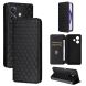 Чохол Deexe Rhombus Book для OPPO A3x / A3 / A40m - Black (365301B). Фото 6 з 8