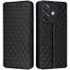 Чохол Deexe Rhombus Book для OPPO A3x / A3 / A40m - Black (365301B). Фото 1 з 8