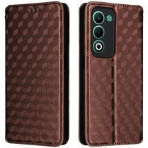 Чохол Deexe Rhombus Book для OPPO A5 - Brown: фото 1 з 6