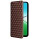 Чохол Deexe Rhombus Book для OPPO A5 - Brown (385802Z). Фото 5 з 6