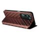 Чохол Deexe Rhombus Book для OPPO A5 - Brown (385802Z). Фото 4 з 6