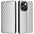 Чехол Deexe Rhombus Book для OPPO Reno 15 - Silver (405738S)
