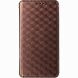Чохол Deexe Rhombus Book для Realme Note 80 - Brown (412403Z). Фото 6 з 7
