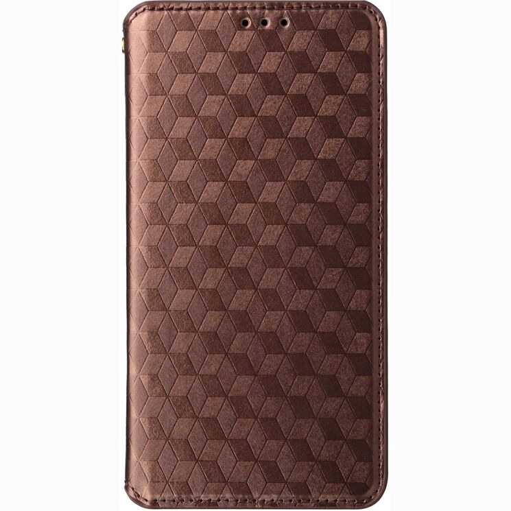 Чохол Deexe Rhombus Book для Realme Note 80 - Brown (412403Z) Чохол Deexe Rhombus Book для Realme Note 80 - Brown: фото 6 з 7
