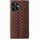 Чохол Deexe Rhombus Book для Realme Note 80 - Brown (412403Z). Фото 7 з 7