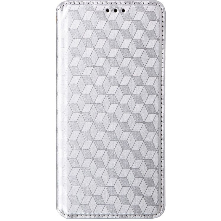 Чехол Deexe Rhombus Book для Samsung Galaxy A37 (A376) - Silver: фото 6 из 7