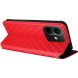 Чохол Deexe Rhombus Book для Xiaomi Redmi Note 17 - Red (430015R). Фото 4 з 7