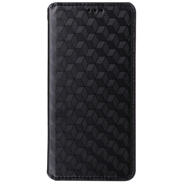 Чехол Deexe Rhombus Book для ZTE Blade A34 - Black: фото 5 из 9