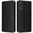Чехол Deexe Rhombus Book для ZTE Blade A34 - Black (366143B)