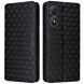 Чехол Deexe Rhombus Book для ZTE Blade A34 - Black (366143B). Фото 1 из 9