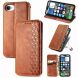 Чехол Deexe Rhombus Wallet для Apple iPhone 16e - Brown (376412Z). Фото 4 из 10
