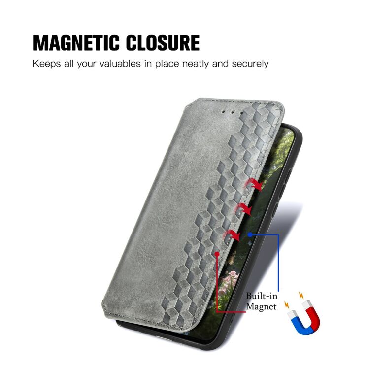 Чехол Deexe Rhombus Wallet для Honor 600 Lite - Black (411805B) Чехол Deexe Rhombus Wallet для Honor 600 Lite - Black: фото 6 из 8