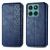 Чохол Deexe Rhombus Wallet для Motorola Moto G17 Power / G15 Power / G15 - Blue: фото 1 з 6