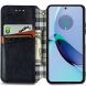 Чехол Deexe Rhombus Wallet для Motorola Moto G84 - Black (339155B). Фото 2 из 6