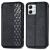 Чехол Deexe Rhombus Wallet для Motorola Moto G84 - Black: фото 1 из 6