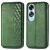 Чехол Deexe Rhombus Wallet для OPPO A60 - Green: фото 1 из 9