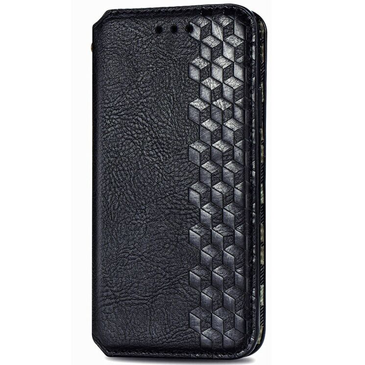 Чехол Deexe Rhombus Wallet для Samsung Galaxy A37 (A376) - Black: фото 4 из 8