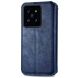Чехол Deexe Rhombus Wallet для Xiaomi 14T - Blue (365702L). Фото 5 из 6
