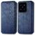 Чехол Deexe Rhombus Wallet для Xiaomi 14T - Blue: фото 1 из 6