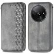 Чохол Deexe Rhombus Wallet для Xiaomi Redmi A3 - Grey (349259H)