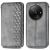 Чехол Deexe Rhombus Wallet для Xiaomi Redmi A3 - Grey: фото 1 из 10