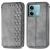 Чехол Deexe Rhombus Wallet для Xiaomi Redmi Note 13 5G - Grey: фото 1 из 10