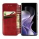 Чехол Deexe Rhombus Wallet для Xiaomi Redmi Note 14 Pro - Red (373533R). Фото 3 из 10