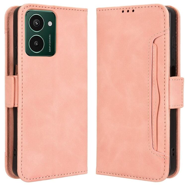 Чехол Deexe Wallet Stand для HMD Pulse / Pulse Pro / Pulse Plus - Pink: фото 1 из 7