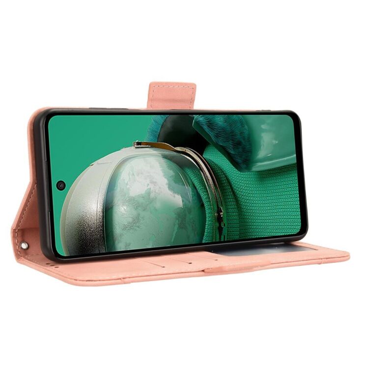 Чехол Deexe Wallet Stand для HMD Pulse / Pulse Pro / Pulse Plus - Pink: фото 4 из 7