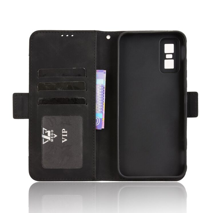 Чохол Deexe Wallet Stand для Infinix GT 30 Pro - Black: фото 4 з 15