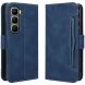 Чохол Deexe Wallet Stand для Infinix Hot 60 Pro - Blue (388007L). Фото 1 з 15