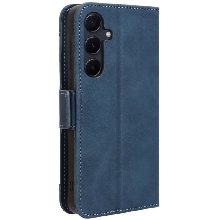 Чехол Deexe Wallet Stand для Samsung Galaxy A55 (A556) - Blue: фото 4 из 4