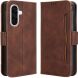 Чехол Deexe Wallet Stand для Samsung Galaxy A56 (A566) - Brown (372128Z). Фото 1 из 7