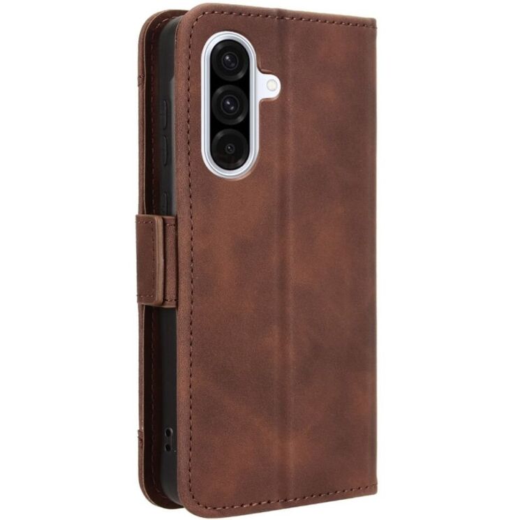 Чехол Deexe Wallet Stand для Samsung Galaxy A56 (A566) - Brown: фото 7 из 7