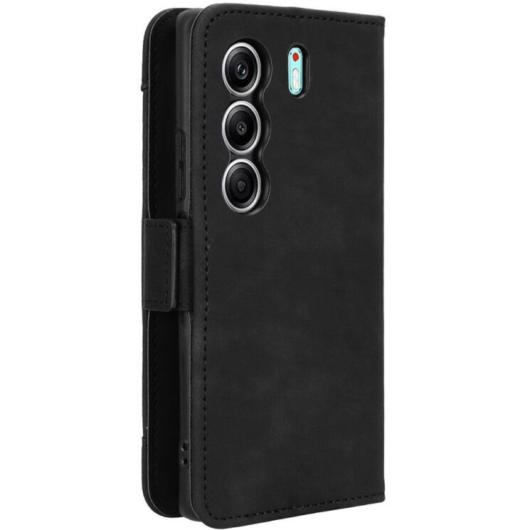 Чехол Deexe Wallet Stand для TECNO Camon 40 (CM5) - Black: фото 6 из 7