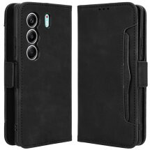 Чехол Deexe Wallet Stand для TECNO Camon 40 (CM5) - Black: фото 1 из 7