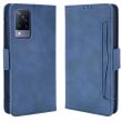 Чехол Deexe Wallet Stand для VIVO V21 - Blue (350309L)