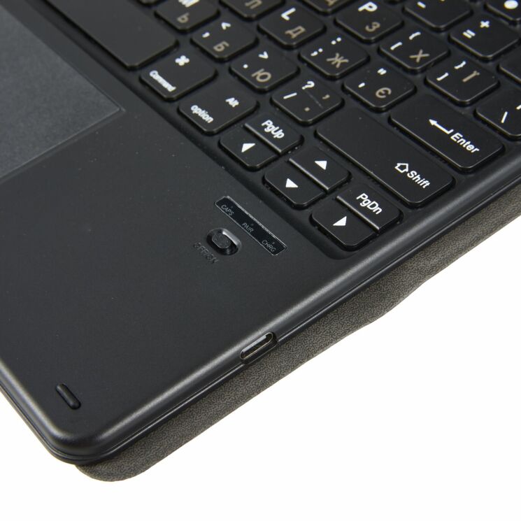 Чехол-клавиатура UniCase Keyboard Cover with touchpad для Samsung Galaxy Tab S10 Plus - Black: фото 8 из 10