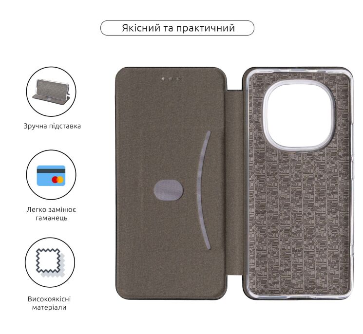Чехол-книжка ArmorStandart G-Case для Xiaomi Redmi Note 15 - Black: фото 3 из 3