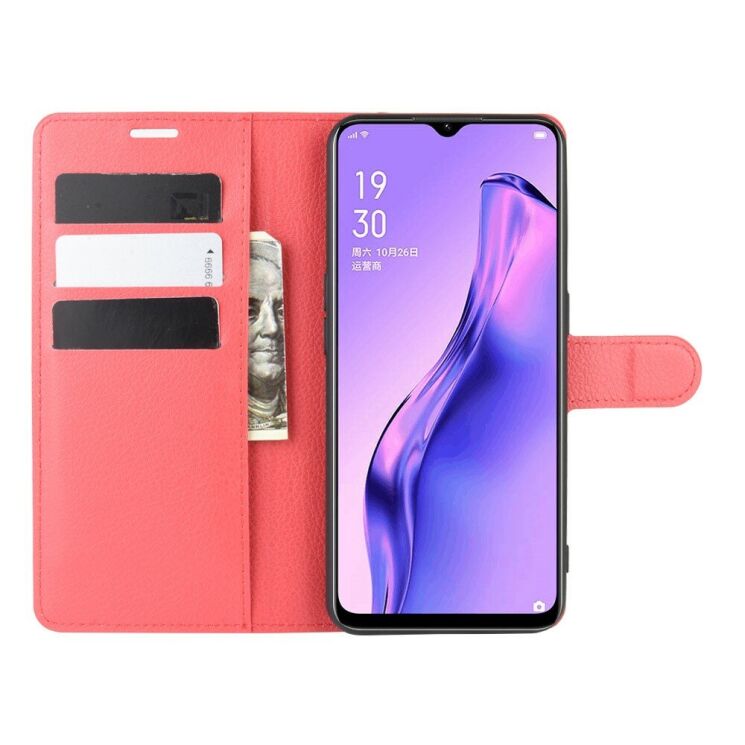 Классический чехол-книжка Deexe Book Type для OPPO A31 - Red: фото 4 из 6