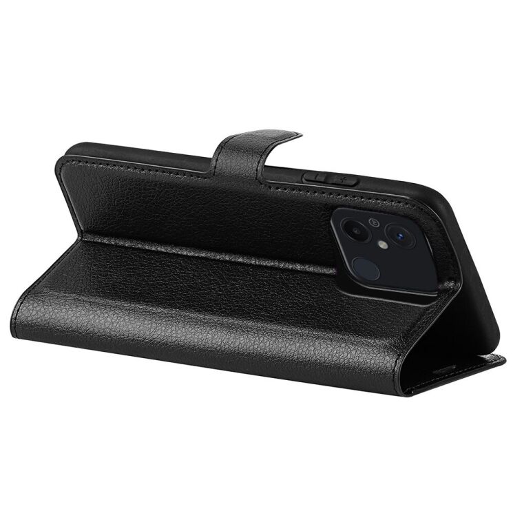 Чехол-книжка Deexe Book Type для Xiaomi Redmi 12C - Black: фото 4 из 10