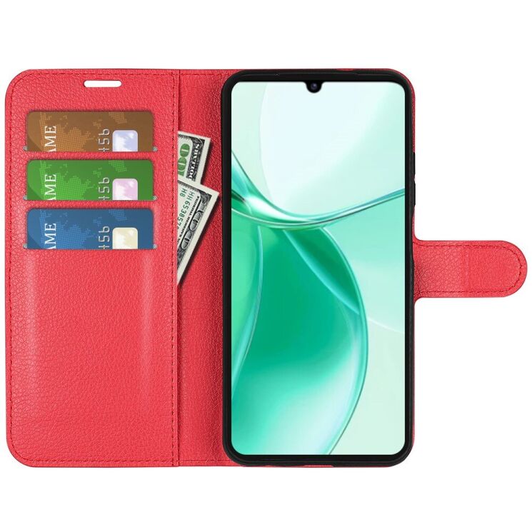 Чехол-книжка Deexe Book Type для ZTE Blade A35 - Red: фото 2 из 9
