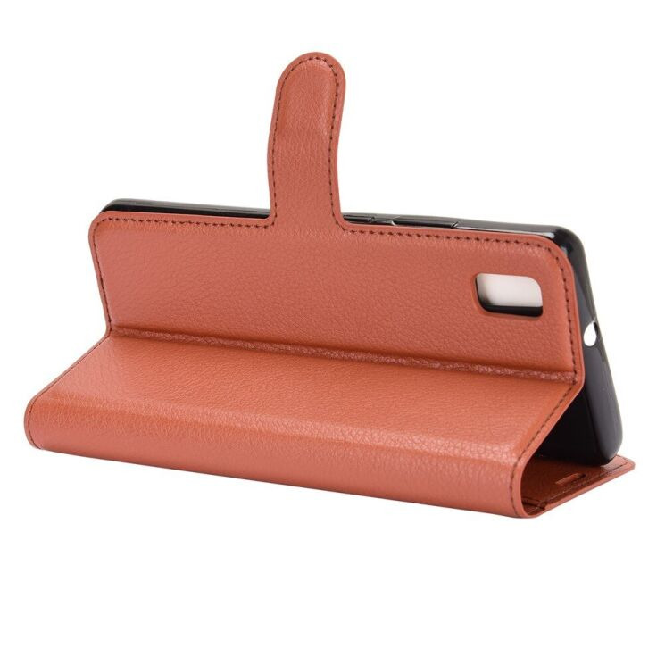 Классический чехол-книжка Deexe Book Type для ZTE Blade L210 - Brown: фото 4 из 6