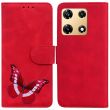 Чехол-книжка Deexe Butterfly Pattern для Infinix Note 30 Pro - Red (331913R)