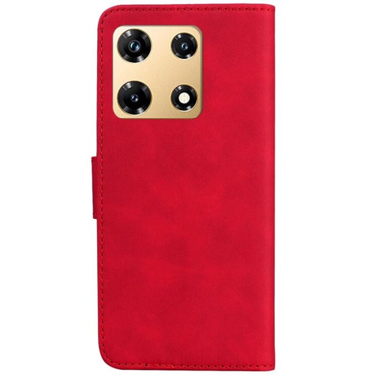 Чехол-книжка Deexe Butterfly Pattern для Infinix Note 30 Pro - Red: фото 5 из 8