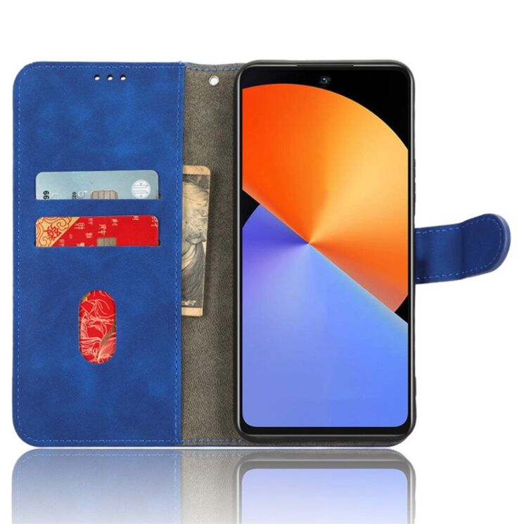 Чехол-книжка Deexe Classic Wallet для Infinix Note 30 - Blue: фото 2 из 7