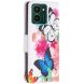 Чохол-книжка Deexe Color Wallet для HMD Pulse Pro - Two Butterflies (354510D). Фото 4 з 8
